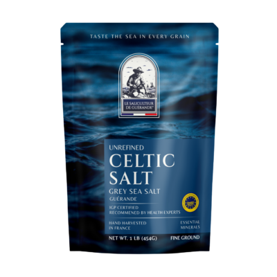 Celtic Salt FINE GRAIN ( Sel Fin Gris ) 1lb ( 454g)